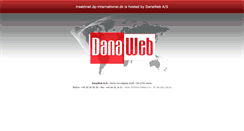 Desktop Screenshot of insektnet.dp-international.dk