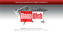 Tablet Screenshot of insektnet.dp-international.dk